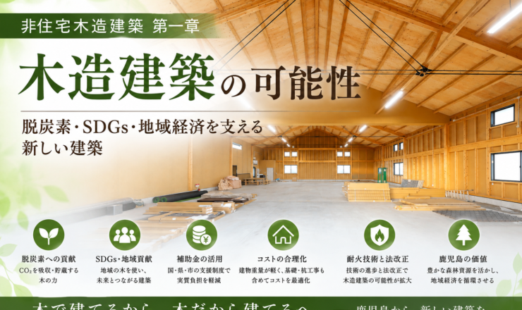 「非住宅木造建築の可能性｜脱炭素・SDGs・地域経済を支える木造建築」